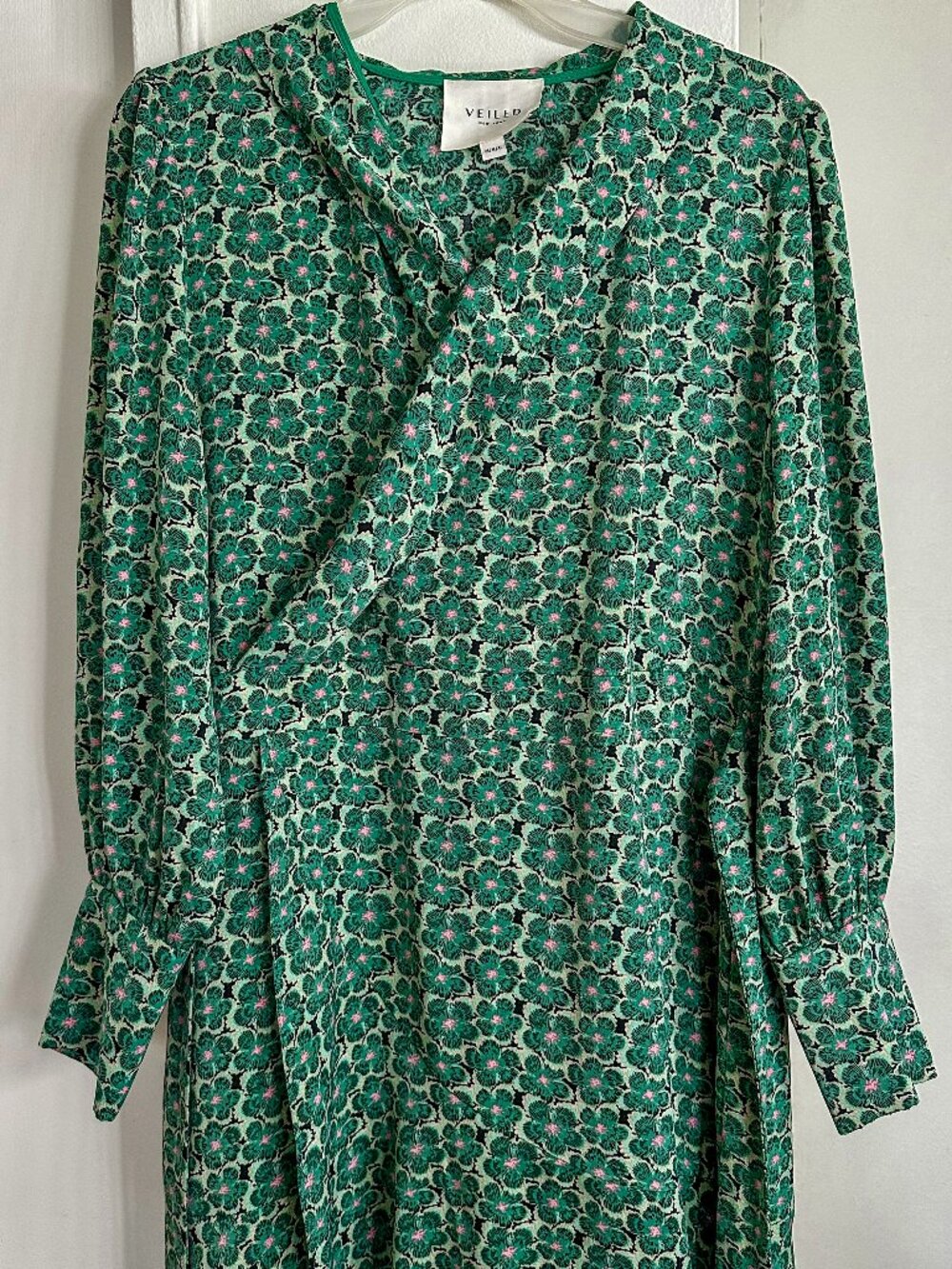 Emaly Green Garden Floral Maxi Dress